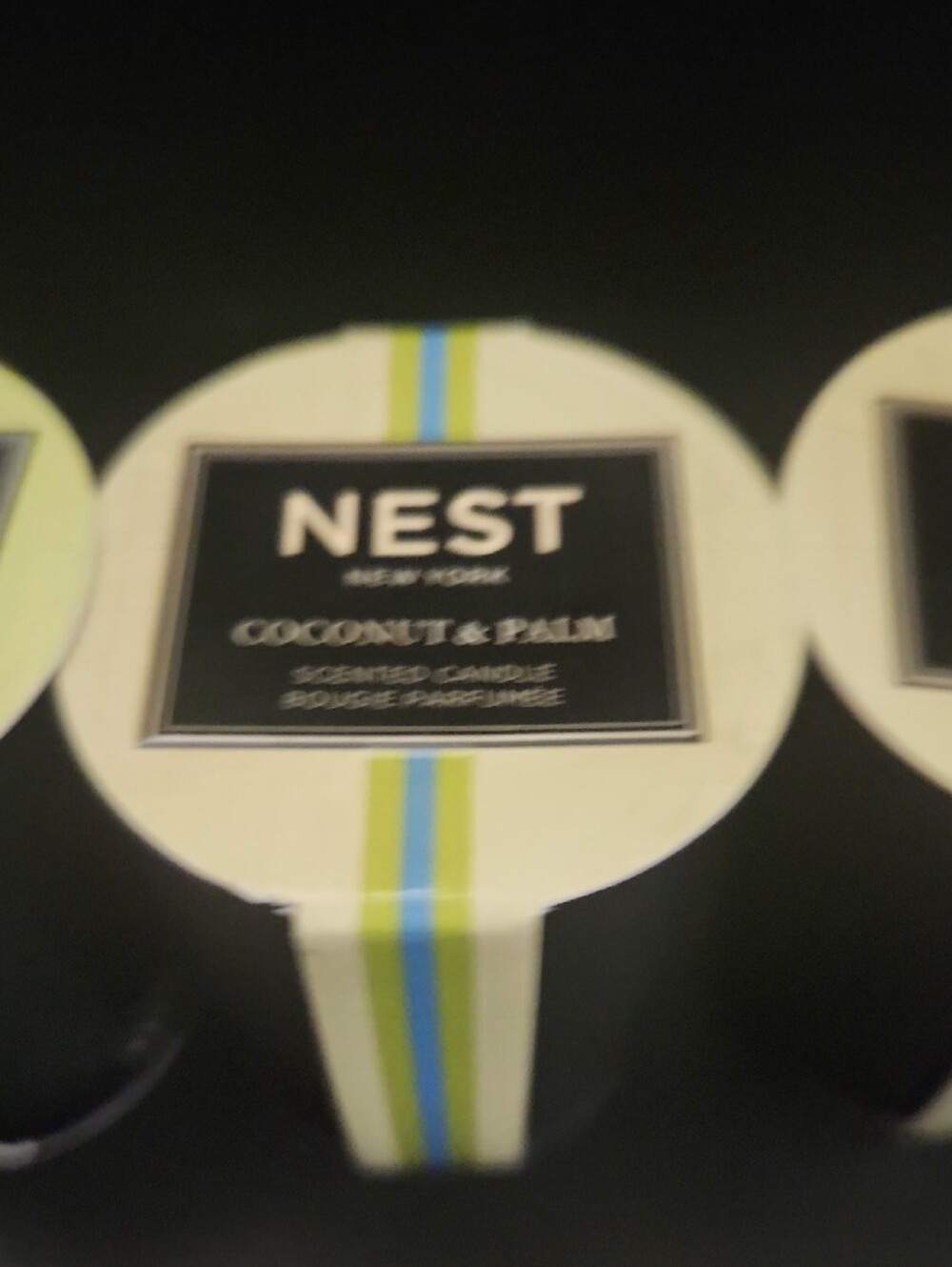 NEST Coconut & Palm Scented Mini Candle -(Set of 4) - Picture 3 of 5